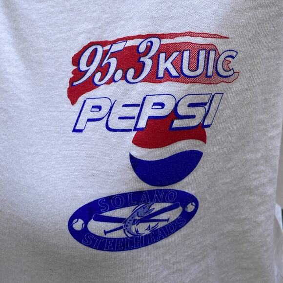 KUIC 95.3 Pepsi Contemporary Radio Station Vacaville California T-shirt Tee Med - Picture 2 of 9